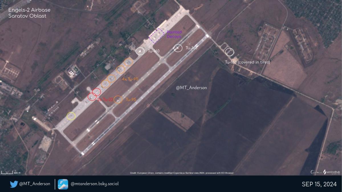 Спутниковый снимок аэродрома "Энгельс" / фото MT_Anderson Спутниковый снимок аэродрома "Энгельс" / фото MT_Anderson