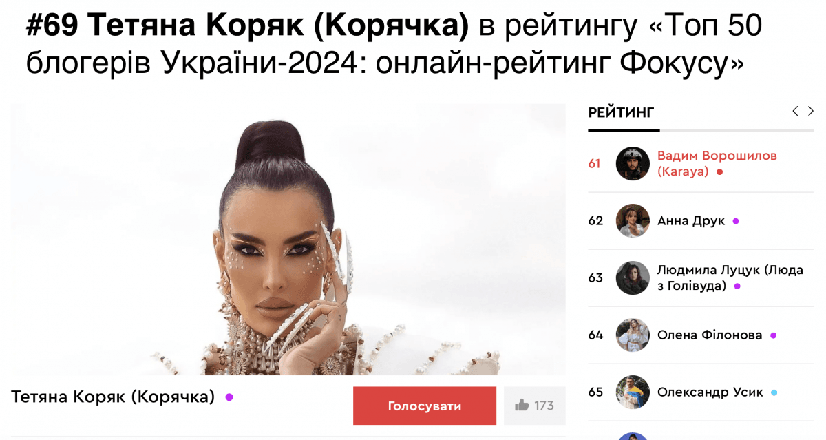 Тетяна Коряк / скріншот з видання "Фокус" Тетяна Коряк / скріншот з видання "Фокус"