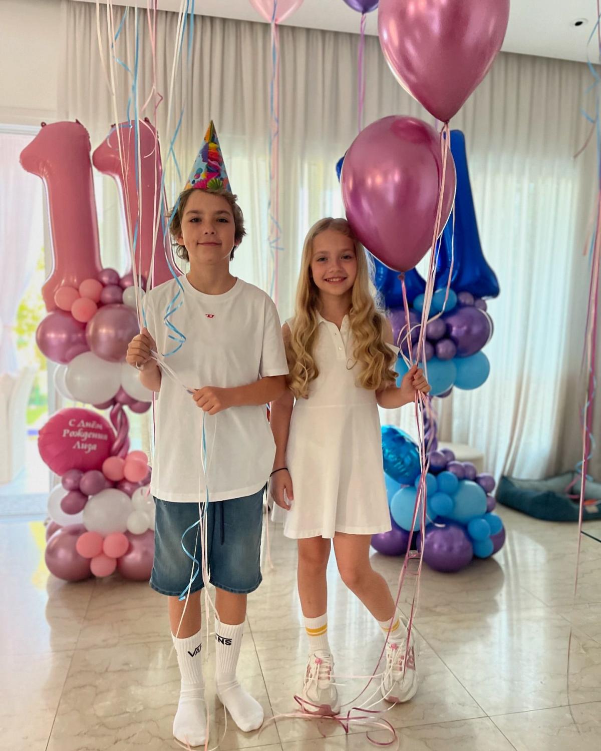 Maksym Galkin showed adult children and congratulated them on their 11th birthday (photo)