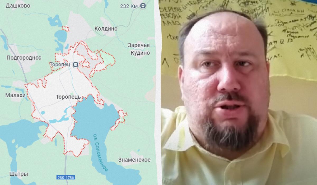 Михайло Жирохов вважає, що під час удару по Торопцю українці пішли на хитрість / колаж УНІАН зі скріншотів Михайло Жирохов вважає, що під час удару по Торопцю українці пішли на хитрість / колаж УНІАН зі скріншотів