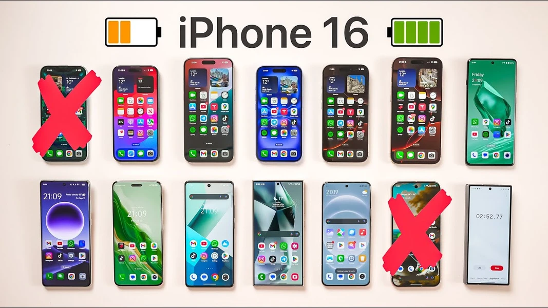 Наскільки автономними вийшли iPhone 16 та і 16 Pro: реальне порівняння / Скріншот з відео Наскільки автономними вийшли iPhone 16 та і 16 Pro: реальне порівняння / Скріншот з відео