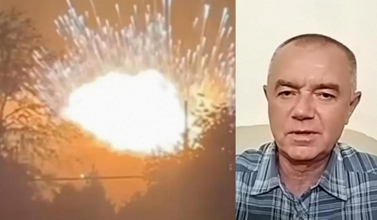 Військовий експерт розповів про знищені ЗСУ склади боєприпасів в РФ / Колаж УНІАН, скріншоти Військовий експерт розповів про знищені ЗСУ склади боєприпасів в РФ / Колаж УНІАН, скріншоти