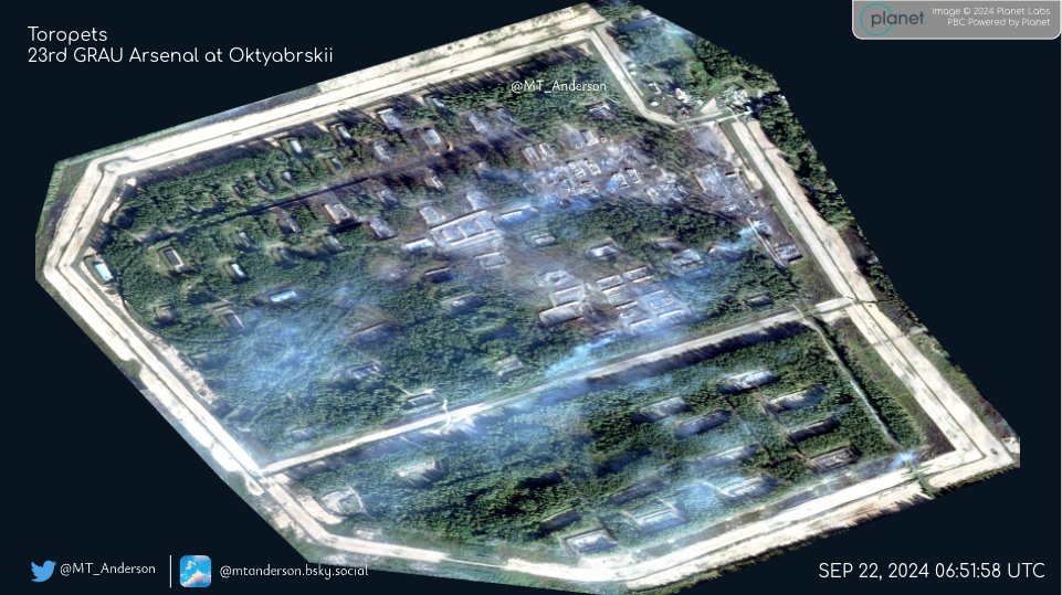 The result of the impact on satellite images / screenshot x/MT_Anderson