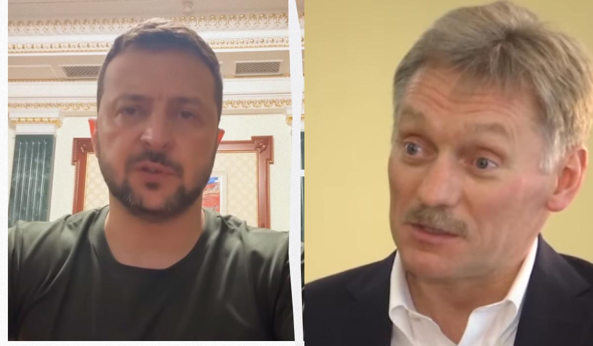З'явилась реакція Кремля на "мирний план" Зеленського / Колаж УНІАН, скріншоти З'явилась реакція Кремля на "мирний план" Зеленського / Колаж УНІАН, скріншоти