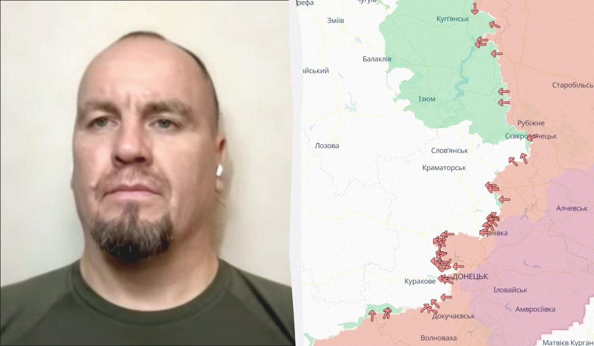 Тимочко сказал, в каком случае Силы обороны будут отступать на Востоке / коллаж УНИАН, фото DeepState, кадр из видео Тимочко сказал, в каком случае Силы обороны будут отступать на Востоке / коллаж УНИАН, фото DeepState, кадр из видео
