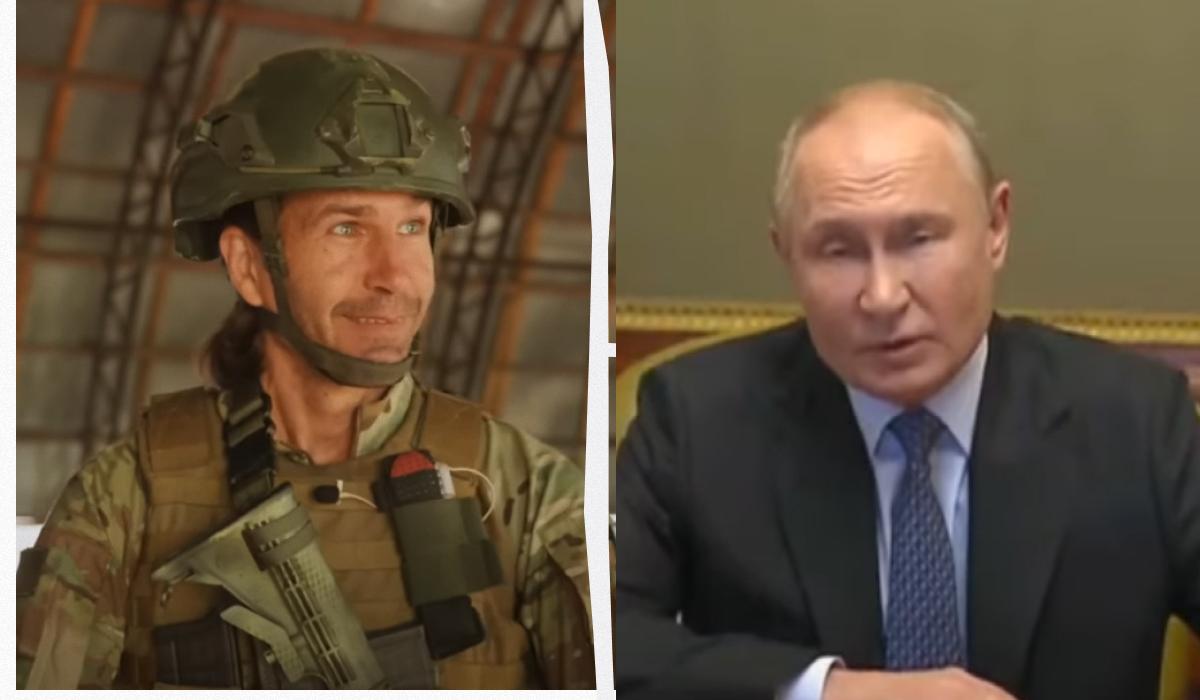Путин боится мобилизации, но не имеет других вариантов, - военный легиона "Свобода России" / Коллаж УНИАН, скриншоты Путин боится мобилизации, но не имеет других вариантов, - военный легиона "Свобода России" / Коллаж УНИАН, скриншоты