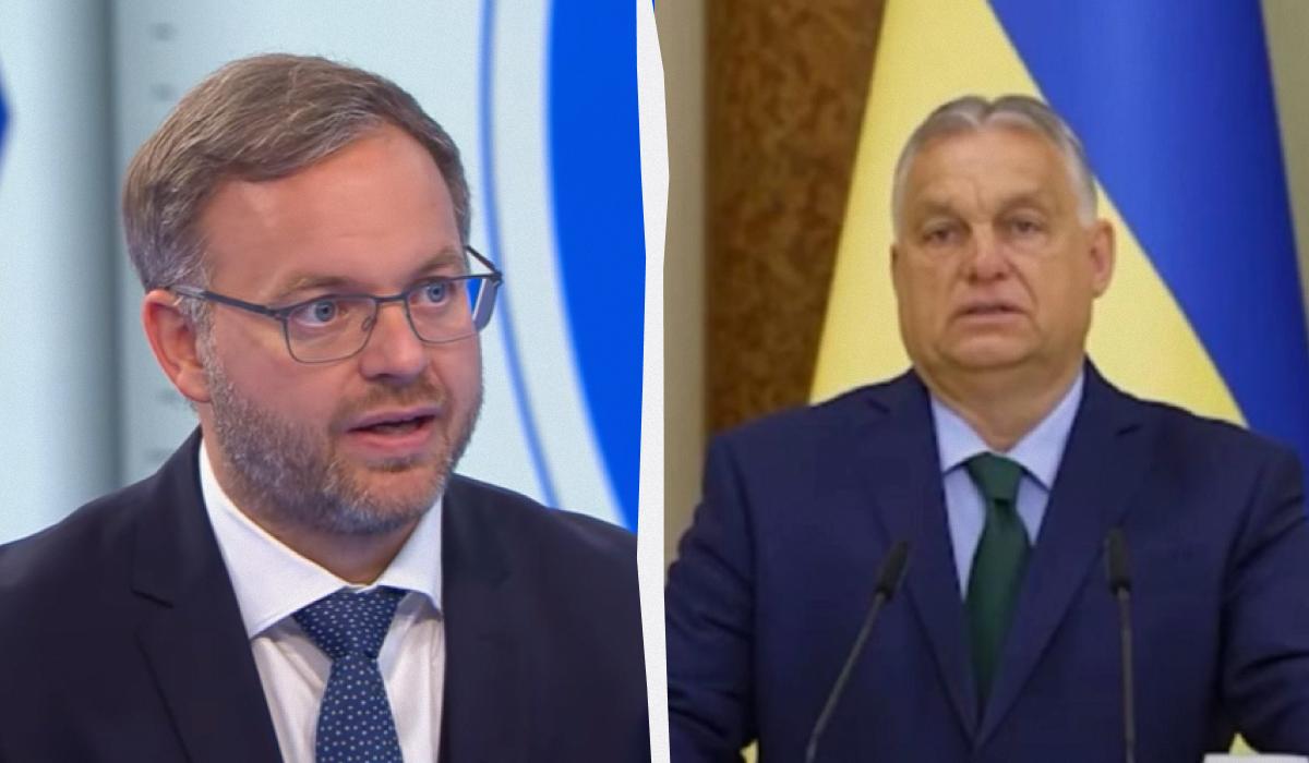 Орбан критикує власного помічника / Колаж УНІАН / Скриншоти Орбан критикує власного помічника / Колаж УНІАН / Скриншоти