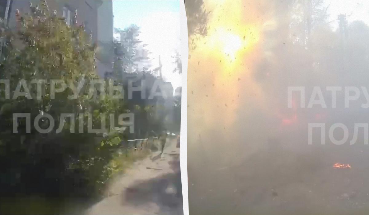 В полиции показали момент повторной атаки российского "Шахеда" по Сумам / коллаж УНИАН, скриншоты В полиции показали момент повторной атаки российского "Шахеда" по Сумам / коллаж УНИАН, скриншоты