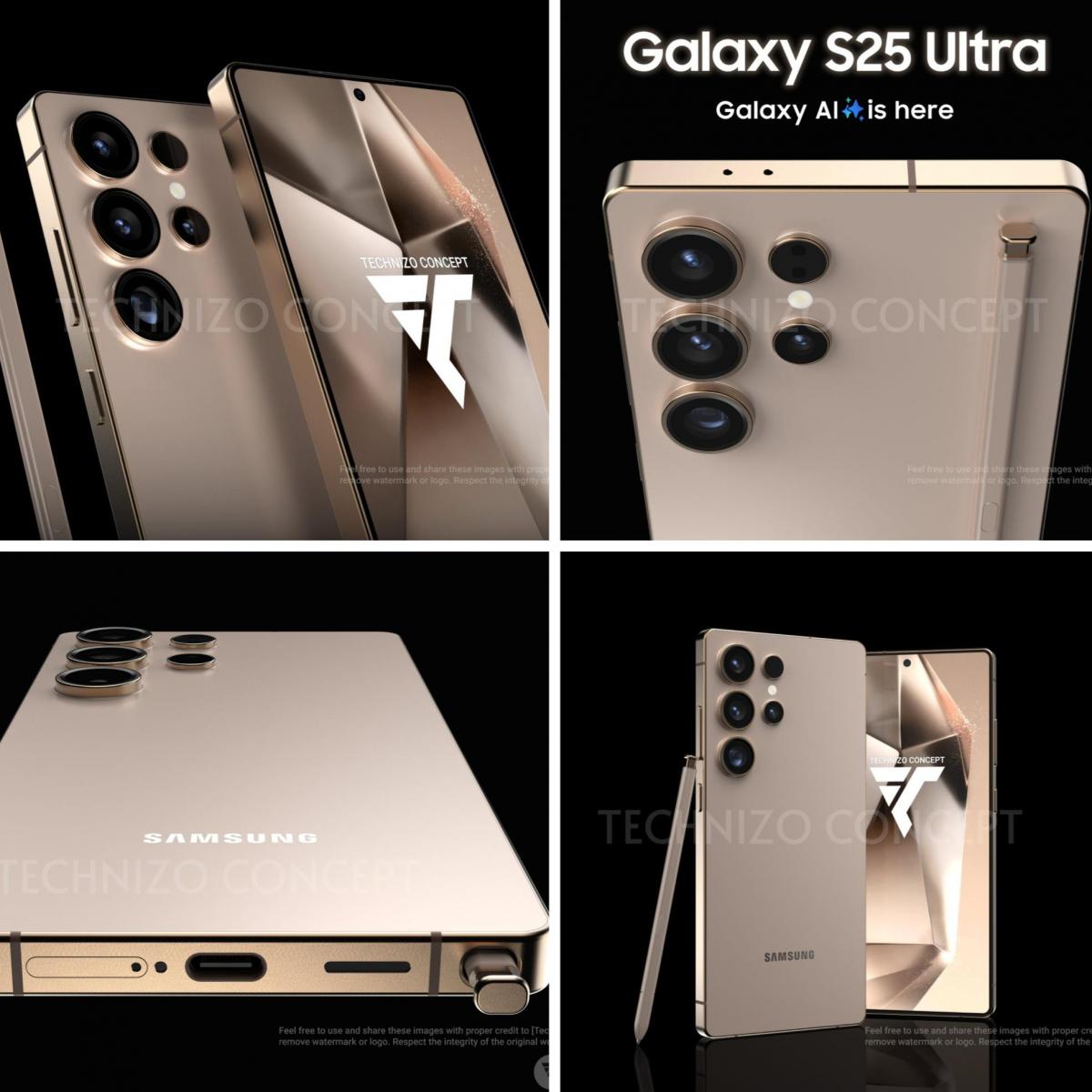 Рендери Samsung Galaxy S25 Ultra / Джерело:Technizo Concept Рендери Samsung Galaxy S25 Ultra / Джерело:Technizo Concept