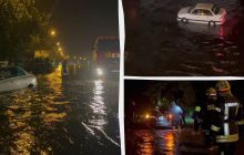 Тяжелая ночь в Одессе: улицы стали реками после страшного ливня (видео)