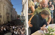 У Львові прощаються з родиною, яка загинула від російського обстрілу (фото, відео)