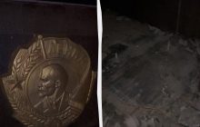 В Одессе "психанули" активисты: жестко разобрались с орденом Ленина и "Золотой звездой" (фото, видео)