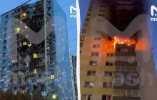 Москву атаковали БПЛА: закрыты аэропорты, горят многоэтажки (видео)