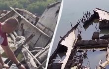 Засуха обнажила затонувшие корабли времен Второй мировой войны на дне Дуная (видео)