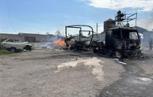 На Донбассе "асвабадители" убили пожилую женщину и уничтожили груз гуманитарки