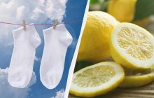 "Творит чудеса": эксперт назвал натуральное средство, которое спасет белые носки