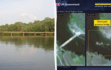 У британській розвідці показали фото знищених ЗСУ мостів у Курській області