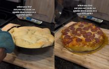 Вирусный рецепт особенной и сочной пиццы с хрустящей корочкой: ее стоит попробовать