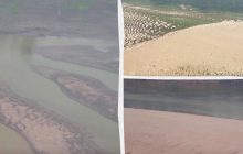 Самая длинная река в мире рекордно обмелела (видео)