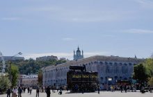 "Битва за світло": в Києві відкрили інсталяцію зі зруйнованим росією трансформатором ТЕС