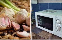 Чистий часник за 20 секунд: швидкий трюк із мікрохвильовкою