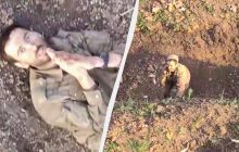 Пережил пять сбросов: везучий оккупант сдался в плен украинскому дрону (фото)