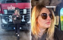 "Жінка може запросто втерти чоловікам носа, показавши "майстер-клас" на 40-тонній вантажівці", - далекобійниця Яна Шквіра