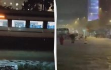 На Індію обрушилася потужна злива: загинули люди, рух транспорту паралізований (відео)