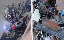 В Киеве из Днепра достали обломки "шахеда": операцию проводили в тяжелых условиях (фото)