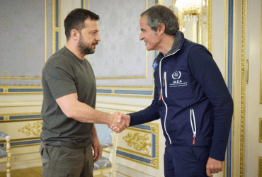 Ситуация очень хрупкая: Гросси встретился с Зеленским перед поездкой на ЗАЭС