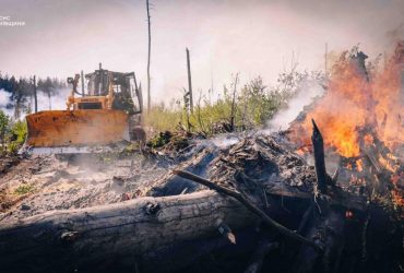 В Чернобыльской зоне бушует сильный пожар (фото, видео)