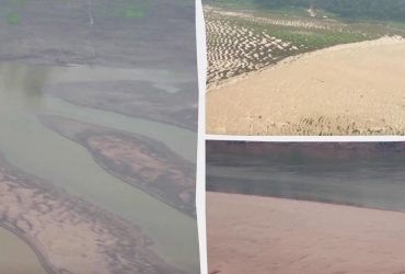 Самая длинная река в мире рекордно обмелела (видео)