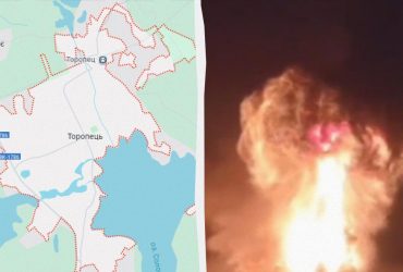 Удар по великому складу боєприпасів у РФ: росіянам видали порцію локшини (відео)