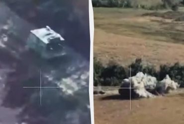 Штурмовики ВСУ разобрали российскую колонну на Харьковщине (видео)