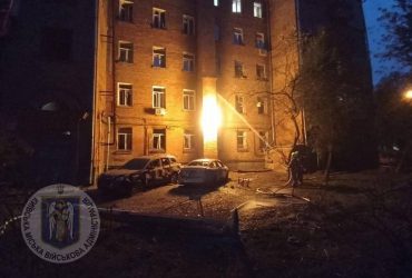 Атака дронів на Київ: сталась розгерметизація газової труби у житловому будинку і пожежа (фото)
