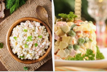 Так готовили Оливье в 19 веке и в СССР: разница, история и рецепты трех салатов