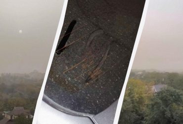 Пылевая буря в Украине: синоптики сообщили, когда дышать станет легче (карта, видео)