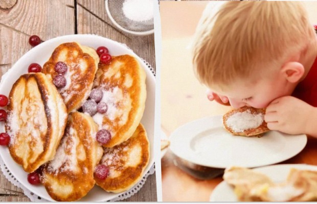 Один ингредиент нужно добавить не в кефир, а в муку: оладьи не будут опадать