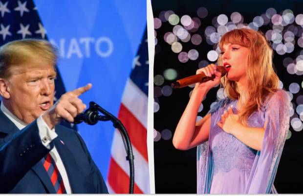 "Я ненавиджу": Трамп різко висловився про Тейлор Свіфт, яка підтримала Камалу Гарріс