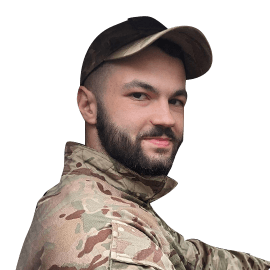  офицер 1 ОШБ "Да Винчи" Виталий Мамец