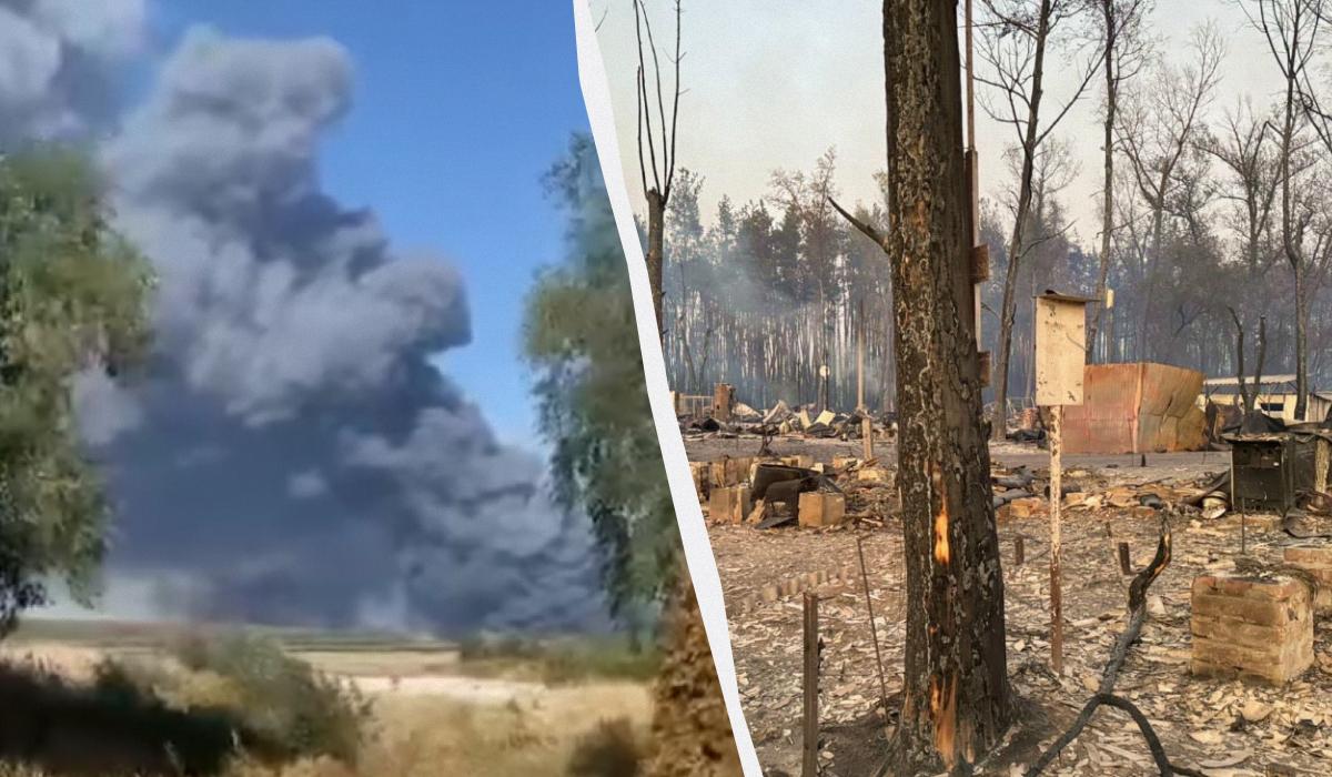 Сталася руйнівна пожежа / Колаж УНІАН / Скриншот, фото Facebook/Сергій Болвінов Сталася руйнівна пожежа / Колаж УНІАН / Скриншот, фото Facebook/Сергій Болвінов
