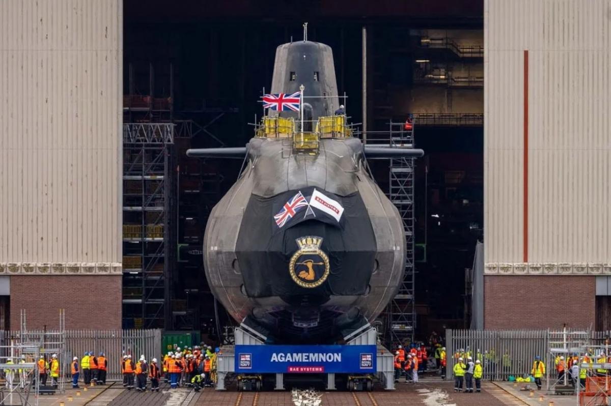 HMS Agamemnon стал шестой из запланированных семи подводных лодок типа Astute / фото @RoyalNavy HMS Agamemnon стал шестой из запланированных семи подводных лодок типа Astute / фото @RoyalNavy