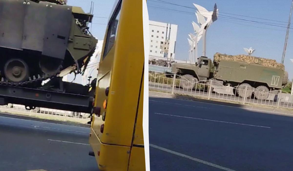 Враги решили спрятать свою технику в Мариуполе, выяснили журналисты / коллаж УНИАН со скриншота и фото t.me/atesh_ua Враги решили спрятать свою технику в Мариуполе, выяснили журналисты / коллаж УНИАН со скриншота и фото t.me/atesh_ua
