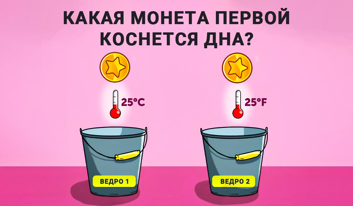 Какая монета первой коснется дна - головоломка за 8 секунд / коллаж УНИАН Какая монета первой коснется дна - головоломка за 8 секунд / коллаж УНИАН