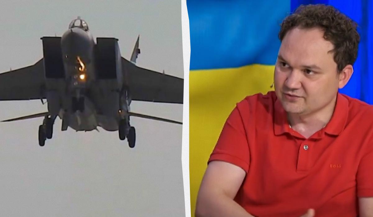 Олександр Мусієнко прокоментував перекидання в Білорусь російських літаків МіГ-31К / колаж УНІАН зі скріншотів Олександр Мусієнко прокоментував перекидання в Білорусь російських літаків МіГ-31К / колаж УНІАН зі скріншотів
