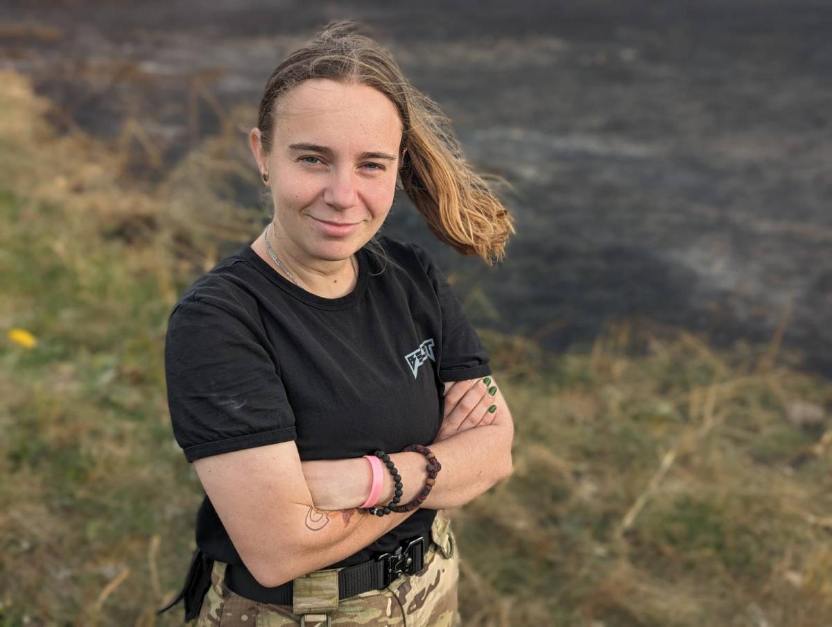 Страх завжди є, каже Надія "Кобра" / фото Влад Абрамов Страх завжди є, каже Надія "Кобра" / фото Влад Абрамов