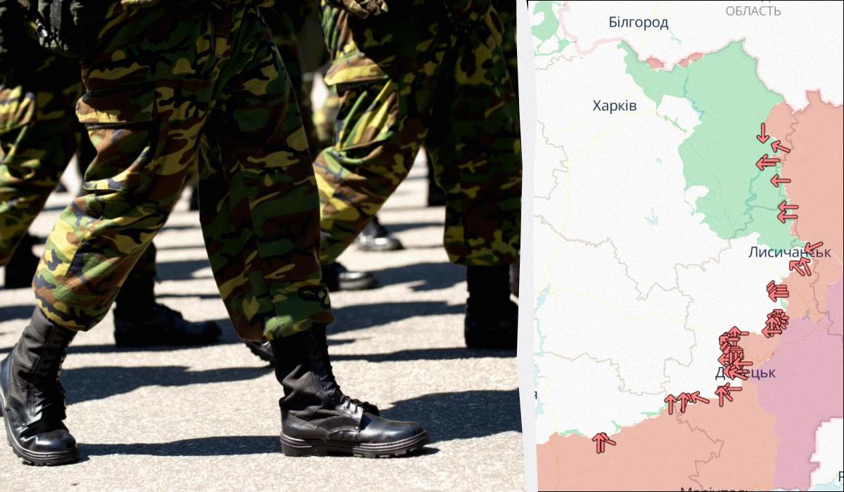 Росіяни просунулися на сході України / колаж УНІАН, фото ua.depositphotos.com, DeepState Росіяни просунулися на сході України / колаж УНІАН, фото ua.depositphotos.com, DeepState