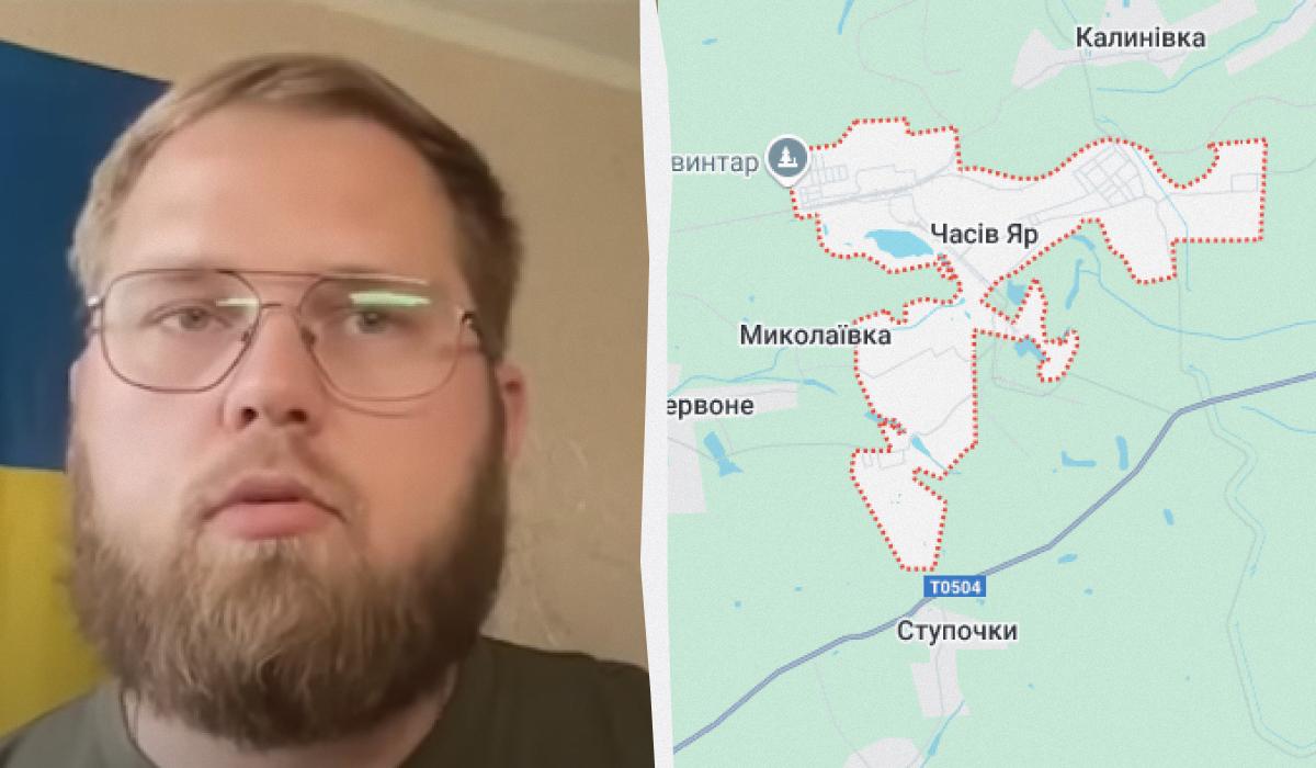 Андрій Полухін розповів про ситуацію біля Часового Яру / колаж УНІАН зі скріншотів Андрій Полухін розповів про ситуацію біля Часового Яру / колаж УНІАН зі скріншотів