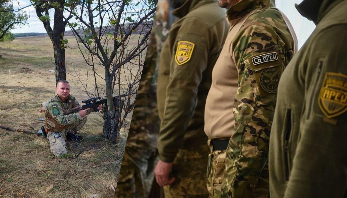 За словами інструктора, інколи з військовими старшого віку можуть бути труднощі у фізичному плані / колаж УНІАН, фото Михайла Ковпака, пресслужба батальйону "Арей" За словами інструктора, інколи з військовими старшого віку можуть бути труднощі у фізичному плані / колаж УНІАН, фото Михайла Ковпака, пресслужба батальйону "Арей"