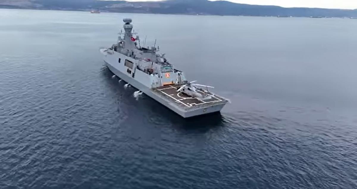 У ВМС ЗСУ показали корвет «Гетьман Іван Мазепа» у морі / скріншот У ВМС ЗСУ показали корвет «Гетьман Іван Мазепа» у морі / скріншот